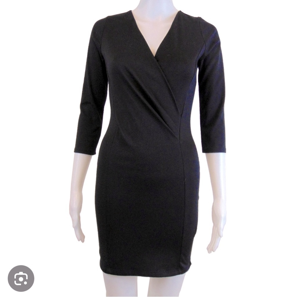 Black mini-dress